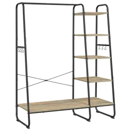 solidna-garderoba-wieszak-na-ubrania-5-polek-do-przedpokoju-sypialni-160-cm
