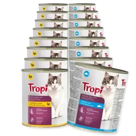 tropi-mokra-karma-dla-kota-mix-smakow-drob-ryba-kawalki-w-sosie-16x830g