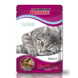 super-benek-mokra-karma-dla-kota-saszetka-adult-krolik-100g
