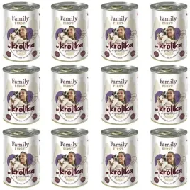 family-first-mokra-karma-dla-psa-krolik-z-gruszkami-12-x-400g
