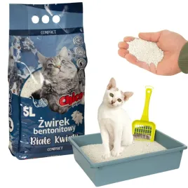 zwirek-dla-kota-bentonitowy-drobny-zbrylajacy-compact-biale-kwiaty-5l