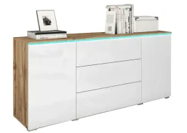 komoda-vera-150-x-39-x-68cm-wotan-bialy-polysk-szuflady-polki-regulowane