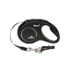 smycz-automatyczna-dla-psa-flexi-classic-s-tasma-5m-czarna-do-15kg