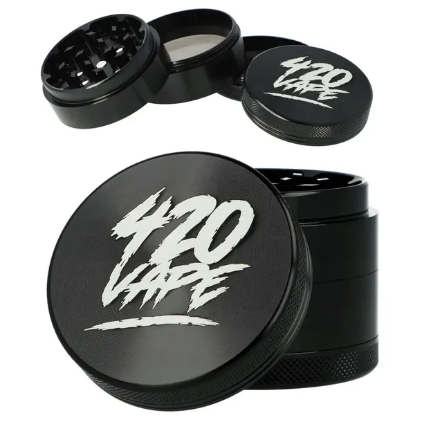 Młynek do susz CBD 420VAPE anodowane aluminium grinder kraszer crusher