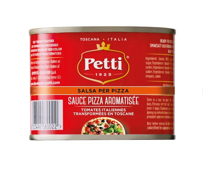 Sos do pizzy włoski 100% naturalny 200g puszka Petti bez E w składzie