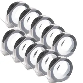 tasma-samoprzylepna-3d-specmark-do-wytlaczarek-dymo-omega-czarna-10-szt