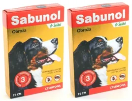 sabunol-obroza-pchly-kleszcze-psa-czerwona-2x75cm