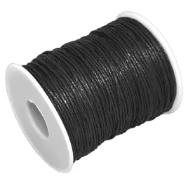 rolka-sznurek-bawelniany-woskowany-1mm-9144m-czarny-do-bransoletek