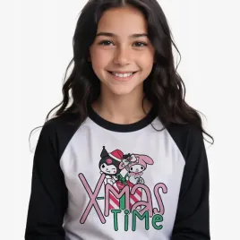 swiateczna-pizama-dziecieca-czarna-dla-fana-kuromi-x-mas-time-wzory-158