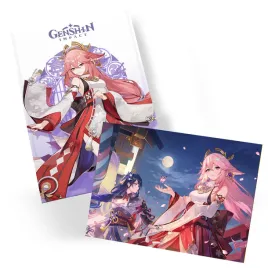plakat-a3-genshin-impact-yae-miko-do-wyboru