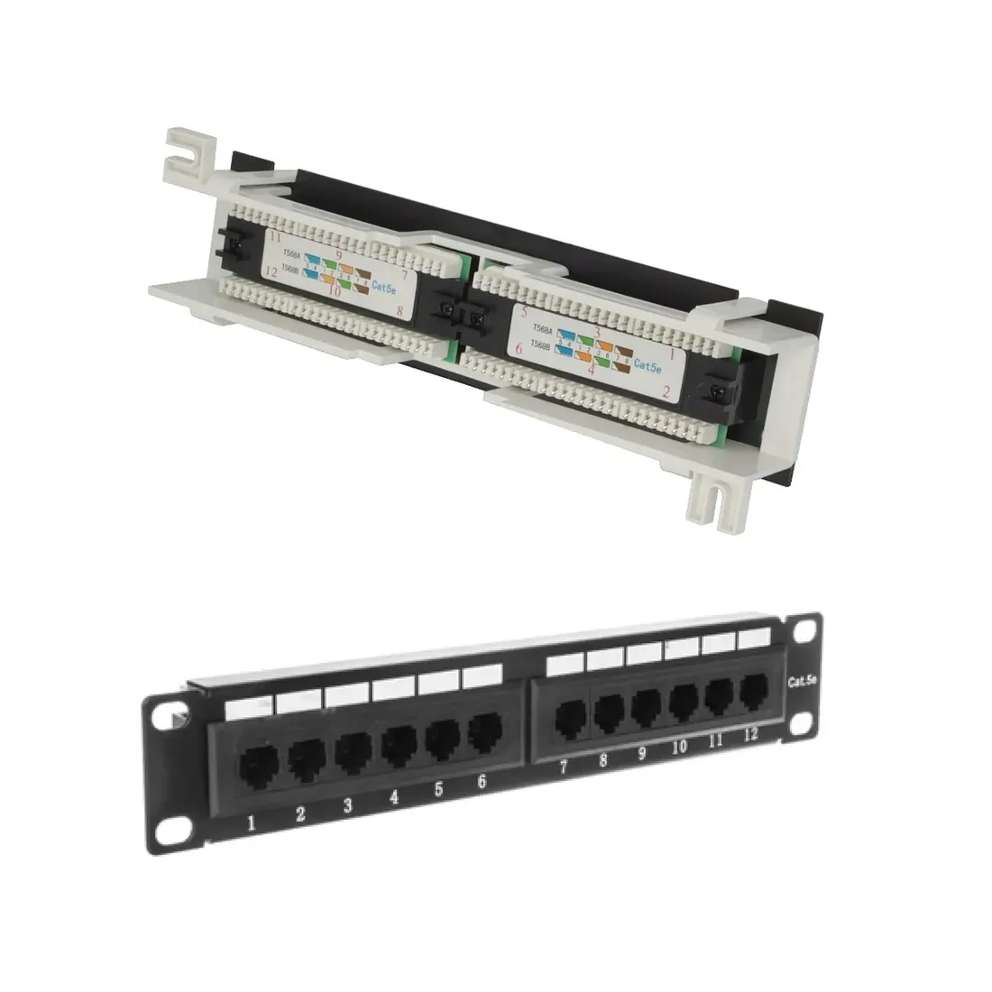 patch-panel-alantec-pk014-1u-10-kat-5e-czarny