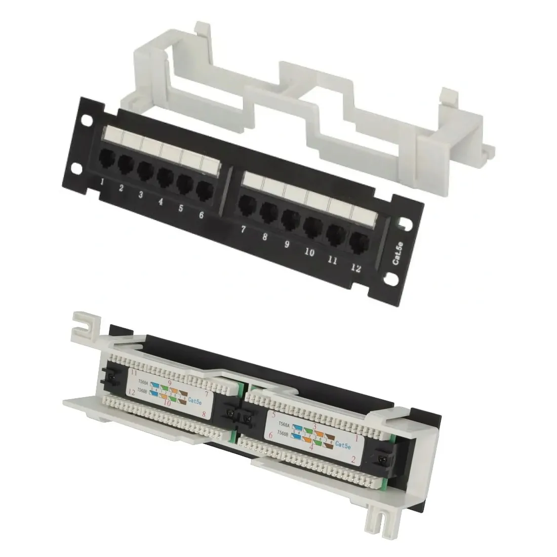 patch-panel-alantec-pk014-1u-10-kat-5e-czarny