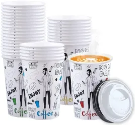kubki-papierowe-do-goracych-napojow-400ml-new-day-wieczka-jednorazowe