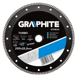 tarcza-diamentowa-230x22-2mm-turbo-graphite-57h623