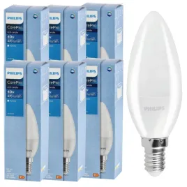 6x-zarowka-led-e14-philips-5w40w-470lm-barwa-4000k-swieczka-premium-zestaw