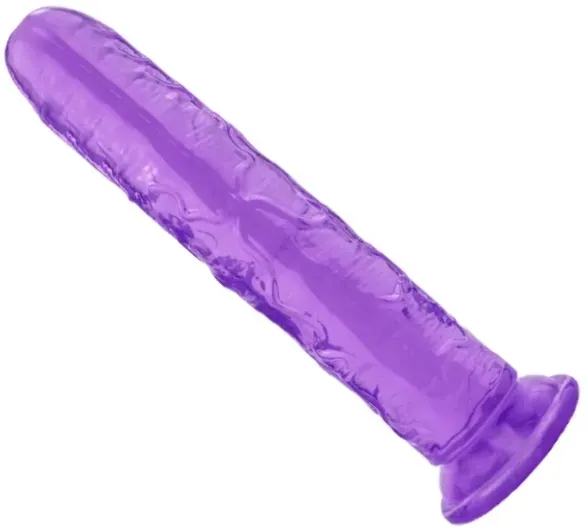 Dildo z Przyssawką Sztuczny Penis Żelowy Członek Sex Gadżety Erotyczne 19cm