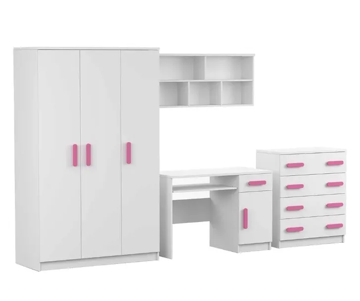 Zestaw młodzieżowy system SMYK I z biurkiem 2/8/9/19 BIAŁY PRODUCENT