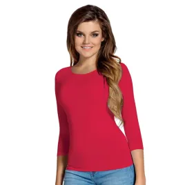 babell-manati-3-4-rekaw-flamenco-xl-czerwony-bluzka-klasyczna