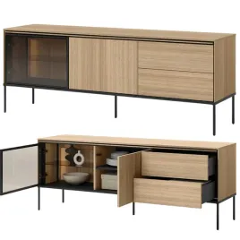 szafka-rtv-z-szufladami-przeszklona-led-komoda-pod-tv-dab-czarny-vi-07