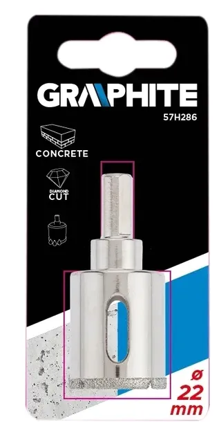 graphite-wiertlo-diamentowe-do-gresu-22mm-57h286-waga-z-opakowaniem-0-15-kg
