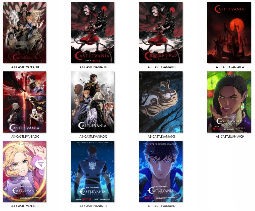 plakat-a3-castlevania-do-wyboru