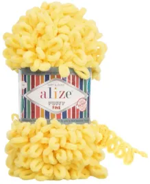 wloczka-alize-puffy-fine-113-jasny-zolty-145m-100g-100percent-mikropoliester