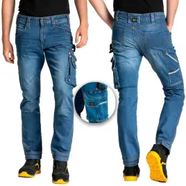 spodnie-meskie-jeans-bojowki-robocze-elastyczne-wygodne-wzmacniane-jeansowe