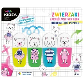 kidea-mini-flamastry-zakreslacze-zwierzaki-4-kolory