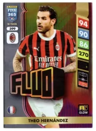 panini-fifa-365-2025-glow-fluo-399-theo-hernandez-ac-milan