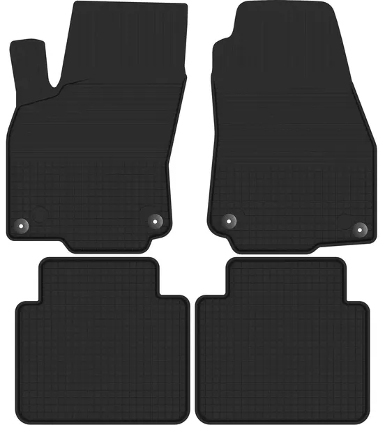 HONDA JAZZ II (2002-2008) dywaniki gumowe KORYTKO 2cm + STOPERY