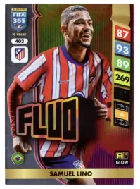 panini-fifa-365-2025-glow-fluo-403-samuel-lino-atletico-madryt