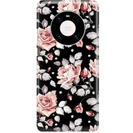 etui-do-huawei-mate-40-kwiaty-roze-modne-wzory