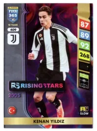 panini-fifa-365-2025-glow-rising-stars-409-kenan-yldz-juventus