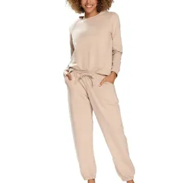 dkaren-wenezja-bezowy-dres-komplet-bawelna-xl