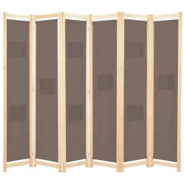 parawan-6-panelowy-brazowy-240-x-170-x-4-cm-tkanina