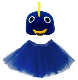 stroj-rybka-czapka-z-uszami-ryba-spodniczka-tiulowa-tutu-niebieska