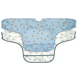 lassig-zestaw-2x-sliniak-z-dlugim-rekawem-6m-happy-rascals-smile-sky-blue