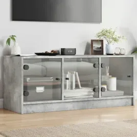 szafka-tv-ze-szklanymi-drzwiami-szarosc-betonu-102x37x42-cm-lumarko