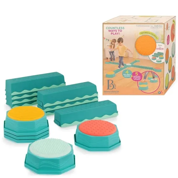 B.TOYS Kombinacyjna ścieżka sensoryczna balansująca Balance & Build Set