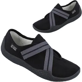 buty-damskie-kapcie-ortopedyczne-na-rzep-dr-orto-czarne-zdrowotne-cieple-36