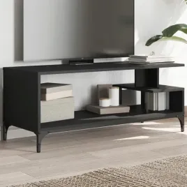 szafka-rtv-czarna-102x40x41-cm-material-drewnopochodny-stal-lumarko
