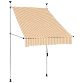 markiza-zwijana-recznie-100-cm-pomaranczowo-biale-pasy-lumarko