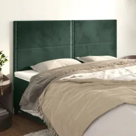 zaglowki-do-lozka-4-szt-ciemnozielony-100x5x78-88cm-aksamit-lumarko