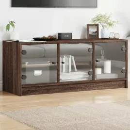 szafka-tv-ze-szklanymi-drzwiami-brazowy-dab-102x37x42-cm-lumarko
