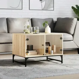 stolik-kawowy-szklane-drzwiczki-dab-sonoma-685x50x50-cm-lumarko