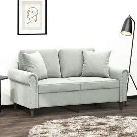 2-osobowa-sofa-z-poduszkami-jasnoszara-120-cm-aksamit-lumarko
