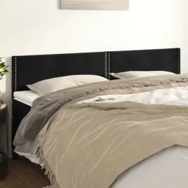 zaglowki-do-lozka-2-szt-czarny-100x5x78-88-cm-aksamitny
