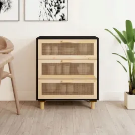 komoda-czarna-60x30x70-cm-lita-sosna-i-naturalny-rattan-lumarko