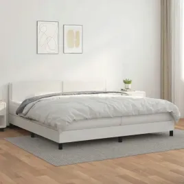 lozko-kontynentalne-z-materacem-biale-ekoskora-200x200-cm