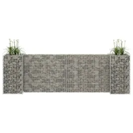 donica-gabionowa-w-ksztalcie-h-drut-stalowy-260x40x80-cm